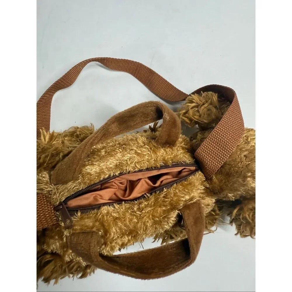 Unipak Brown Plush Dog Bag